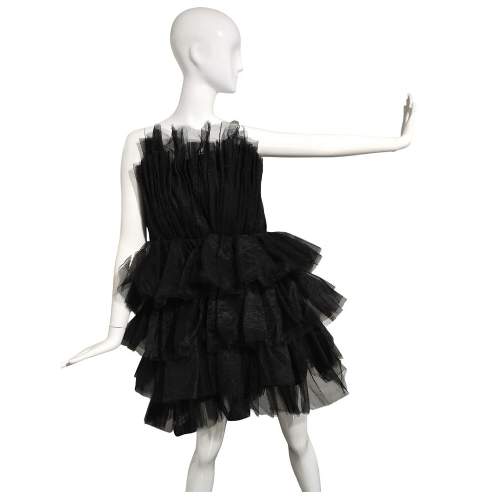 Hebeos Tulle Womens siz 12 Tiered Tulle Whimsical Fairygoth‎ Kawaii Witchy Dress